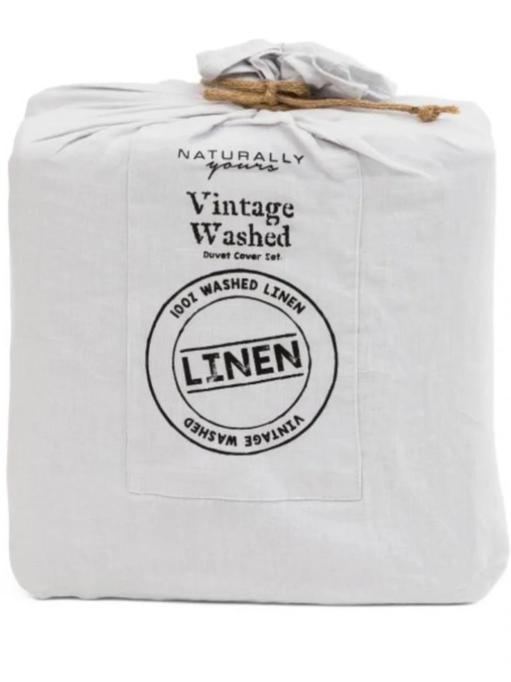 NATURALLY YOURS linen duvet set